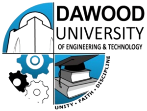 Dawood University of Engineering and Technology logo